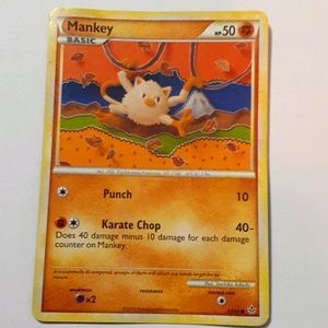 Mankey pokemon card